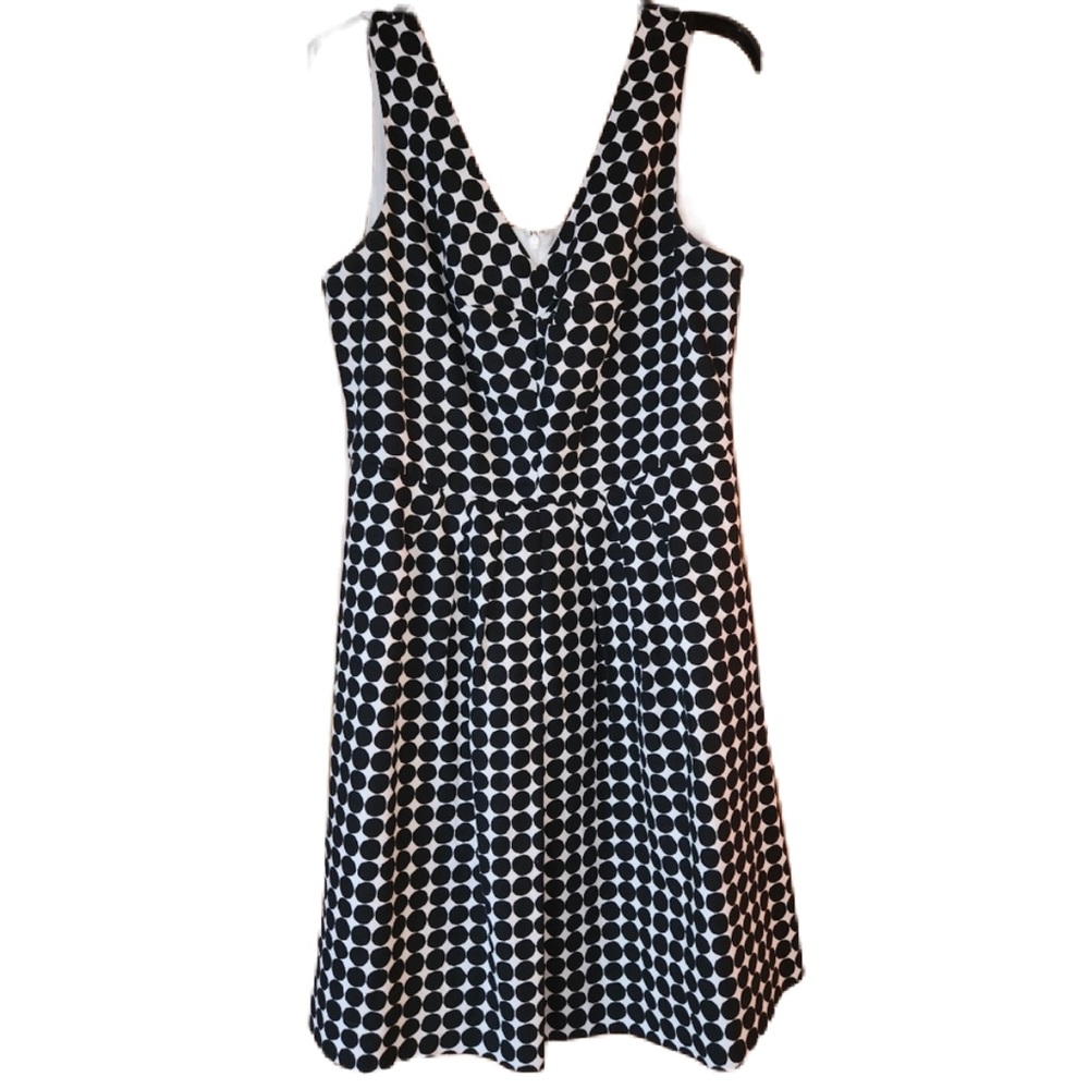 Banana Republic Black and White Polka Dot Mini Dress